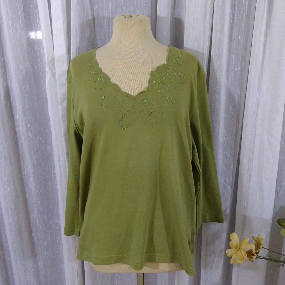 Classic elements size L 14 / 16 green top jewel - Picture 5 of 5